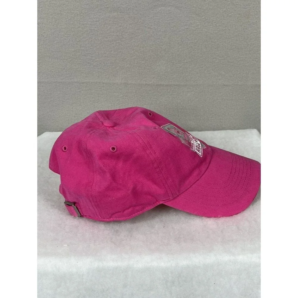 47 Pro Football Hall of Fame Hat Pink‎ Bedazzled Womens Adjustable Strap Back
